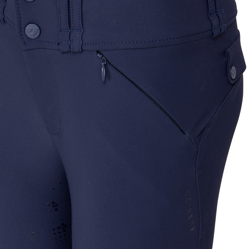 Aubrion Optima MX Breeches - Young Rider - Navy-4