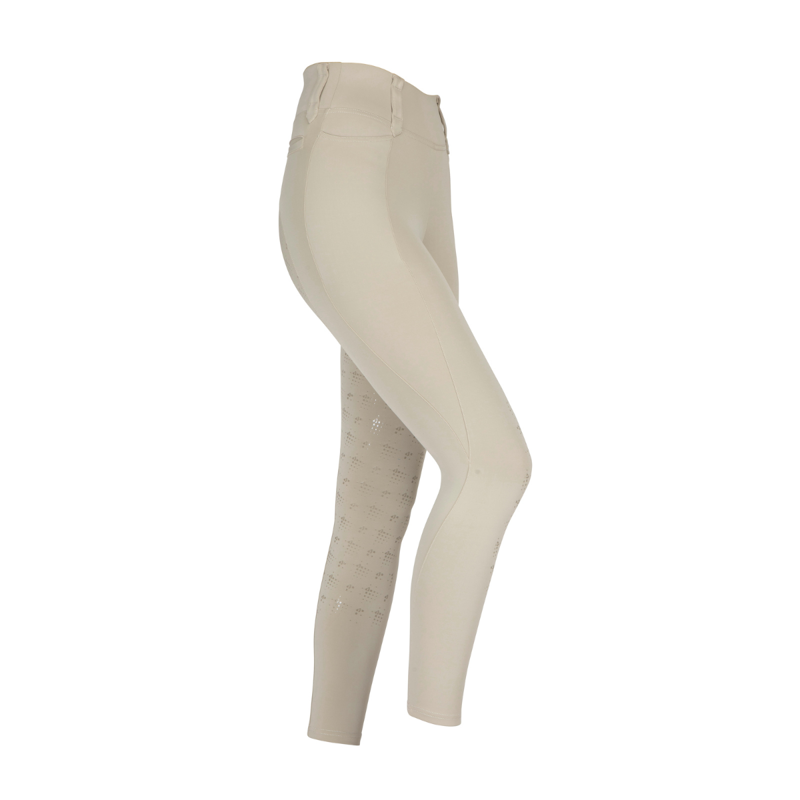 Aubrion Ladies Optima MX Riding Tights - Beige-4
