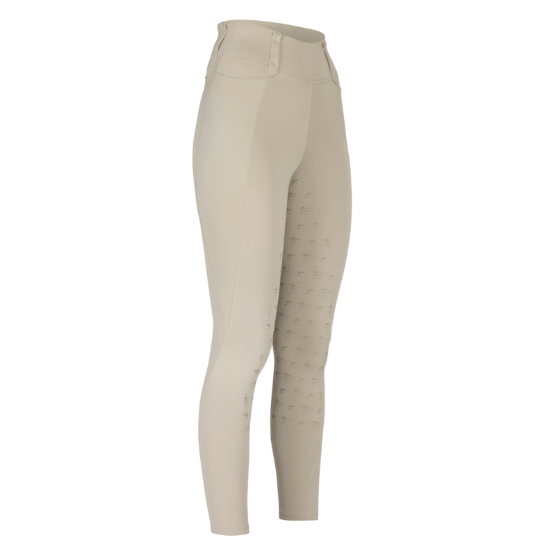 Aubrion Ladies Optima MX Riding Tights - Beige-2