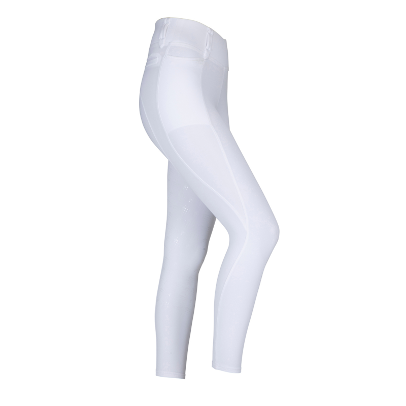 Aubrion Optima MX Riding Tights - White-7