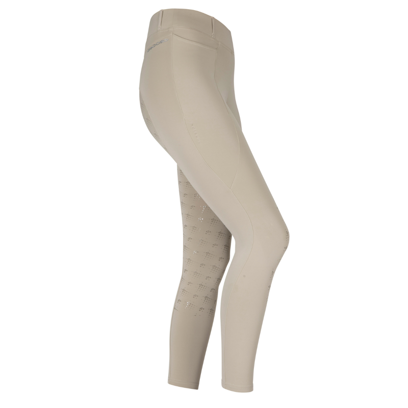 Aubrion Ladies Optima LX Riding Tights - Beige-5