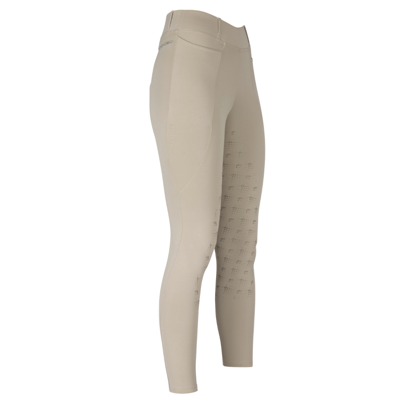 Aubrion Ladies Optima LX Riding Tights - Beige-4