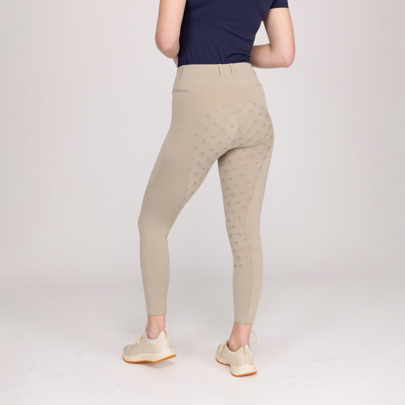 Aubrion Ladies Optima LX Riding Tights - Beige-1