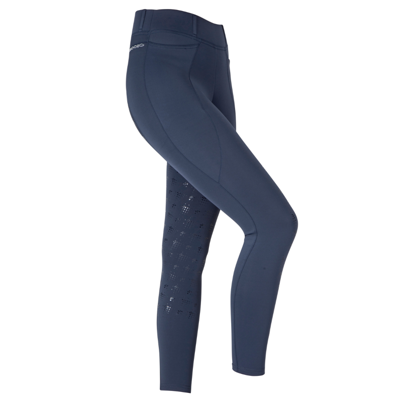 Aubrion Ladies Optima LX Riding Tights - Navy-5