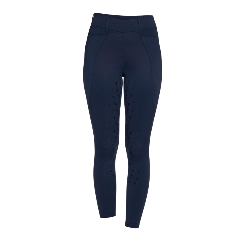 Aubrion Ladies Optima LX Riding Tights - Navy-4