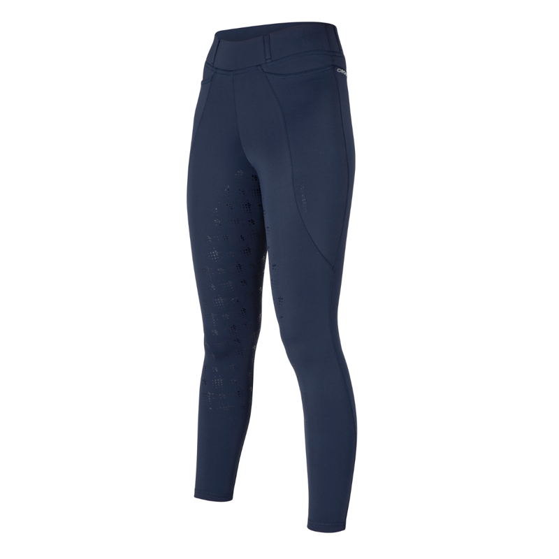 Aubrion Ladies Optima LX Riding Tights - Navy-2