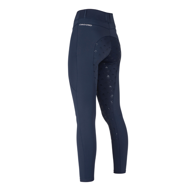 Aubrion Ladies Optima LX Riding Tights - Navy-3