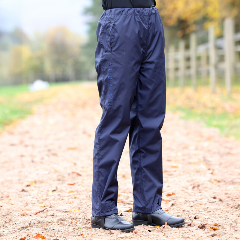 Aubrion Unisex Core Waterproof Trousers - Navy-7
