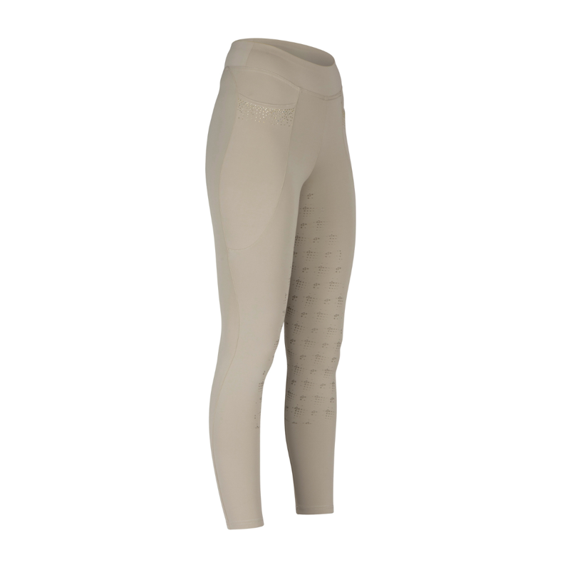 Aubrion Ladies Optima GX Riding Tights - Beige-2