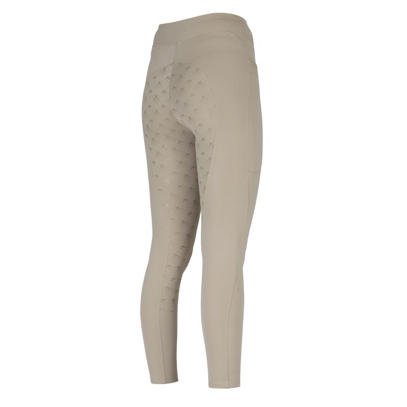 Aubrion Ladies Optima GX Riding Tights - Beige-3