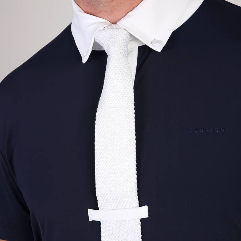 Aubrion Optima  Men's MX Button Show Shirt - Navy-5