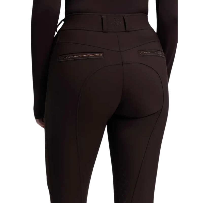 LeMieux Brilliance Knee Grip Breeches - Espresso-3