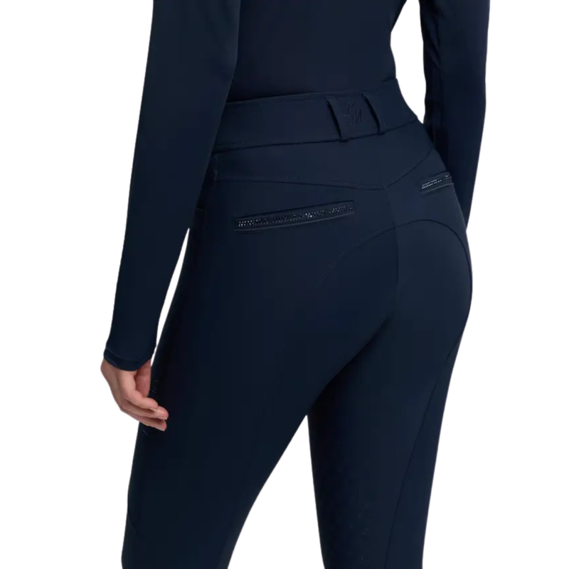 LeMieux Brilliance Knee Grip Breeches - Navy-3