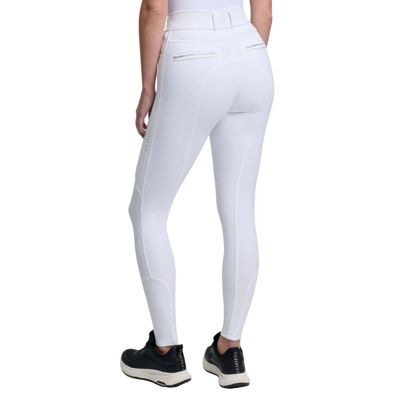 LeMieux Brilliance Full Seat Breeches - White-1