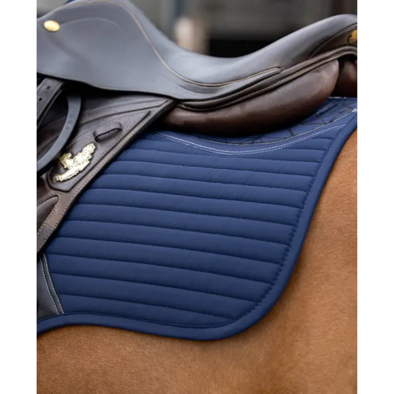 LeMieux Soft Shell Anti Slip Close Contact Square - Navy-3