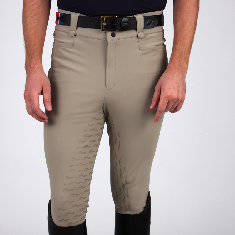 Aubrion Optima Men's MX-FG Breeches - Beige-2