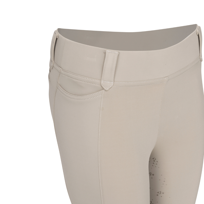 Aubrion Young Rider Optima MX Riding Tights - Beige-4
