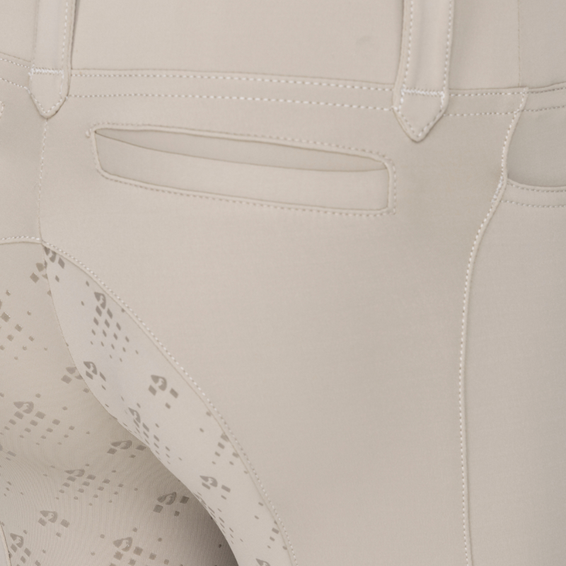 Aubrion Young Rider Optima MX Riding Tights - Beige-6