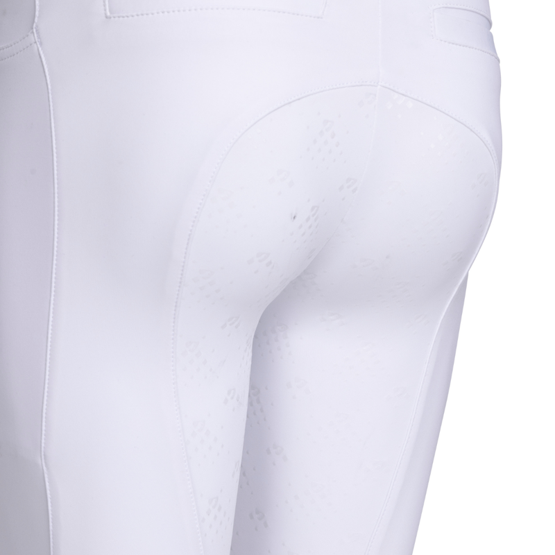 Aubrion Young Rider Optima MX Riding Tights - White-7