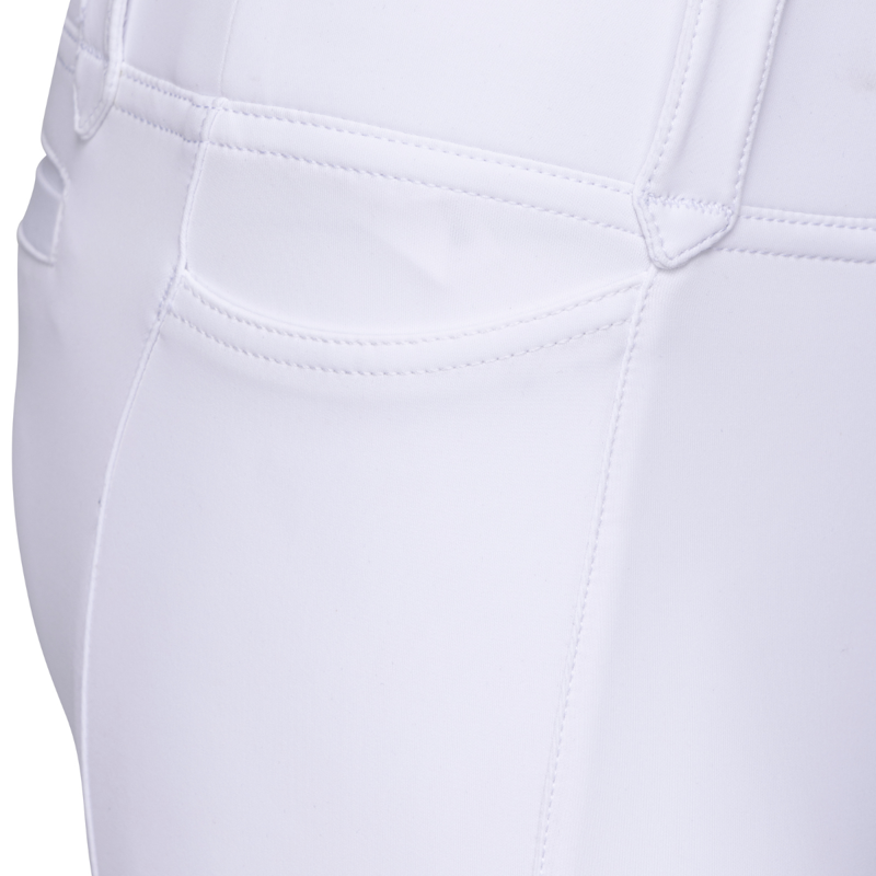 Aubrion Young Rider Optima MX Riding Tights - White-6