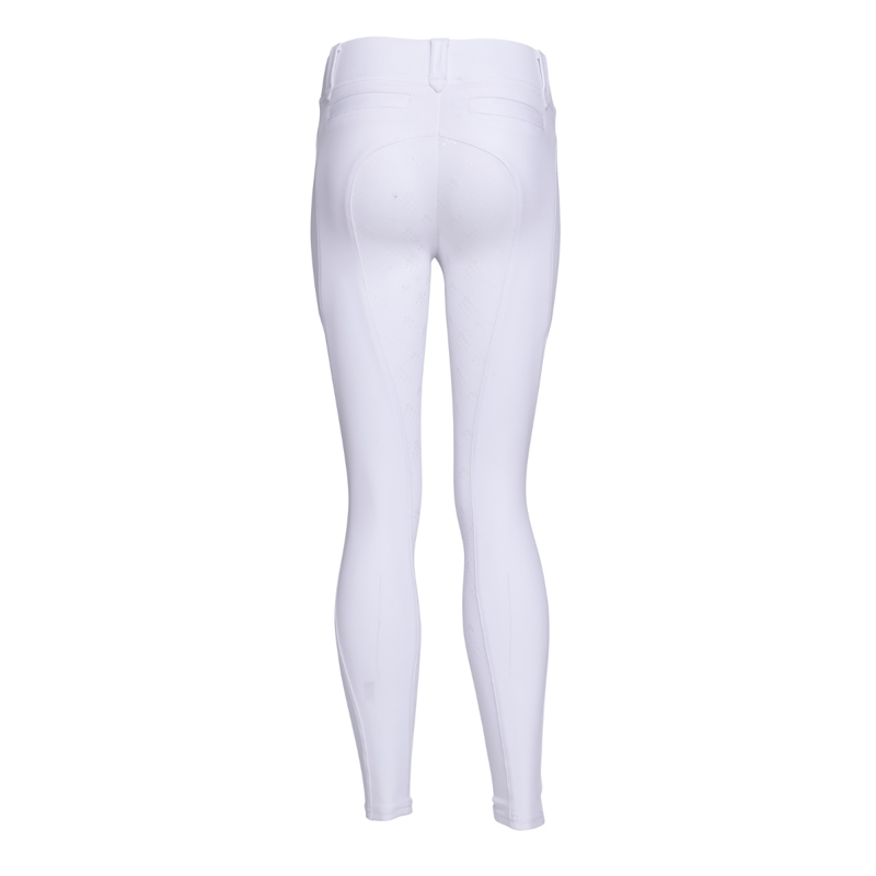 Aubrion Young Rider Optima MX Riding Tights - White-5