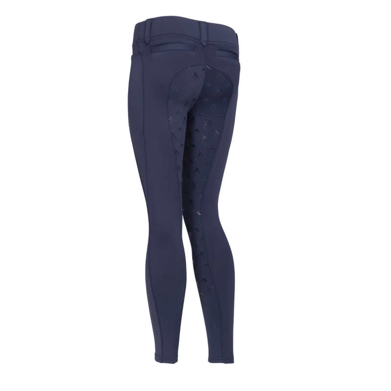 Aubrion Young Rider Optima MX Riding Tights - Navy-1