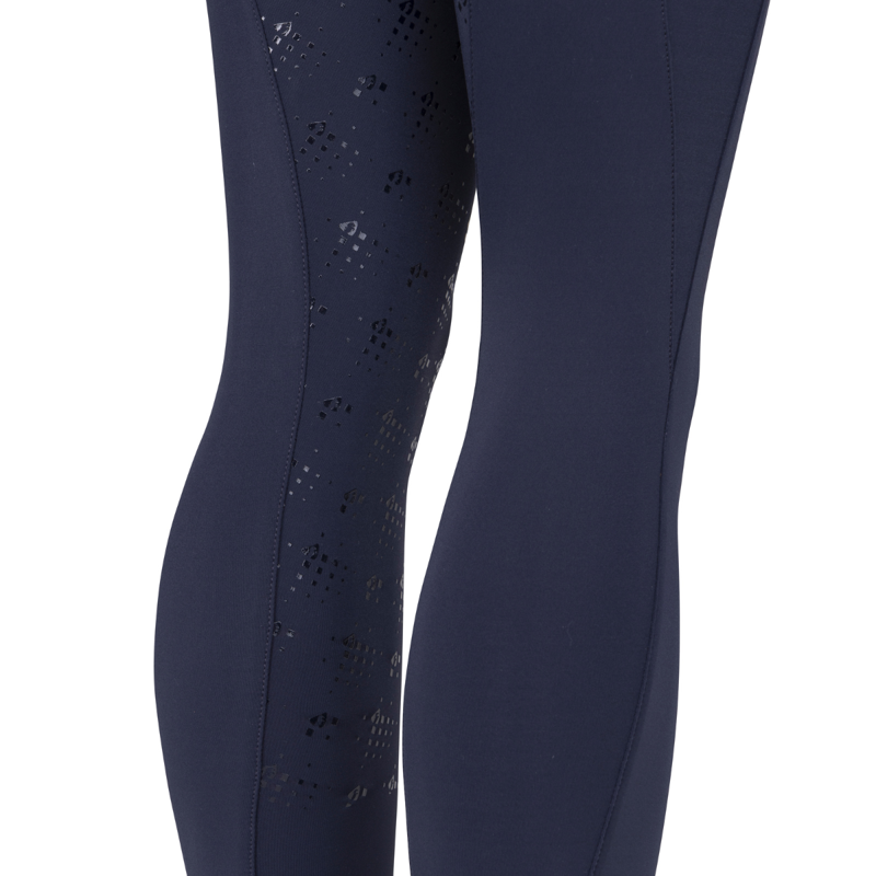 Aubrion Young Rider Optima MX Riding Tights - Navy-3