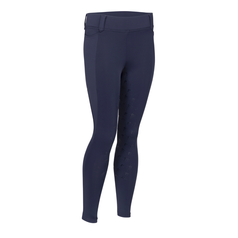 Aubrion Young Rider Optima MX Riding Tights - Navy-2