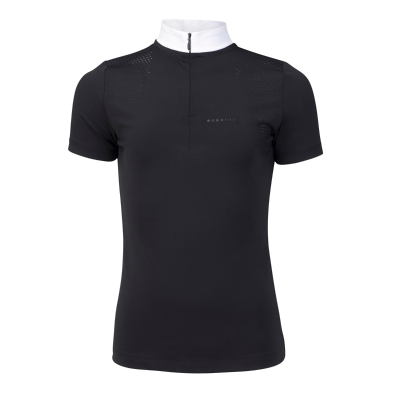 Aubrion Young Rider Optima QX Show Shirt - Black-1