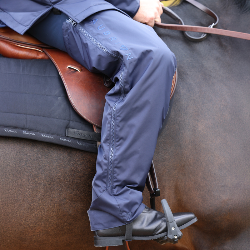 Aubrion Unisex Original Waterproof Chaps - Navy-6