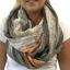 Esperado Loop Scarf - Black Orange