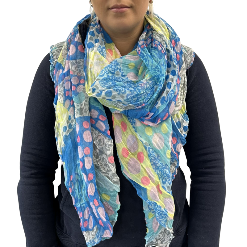 Esperado Scarf - Blue/Spots