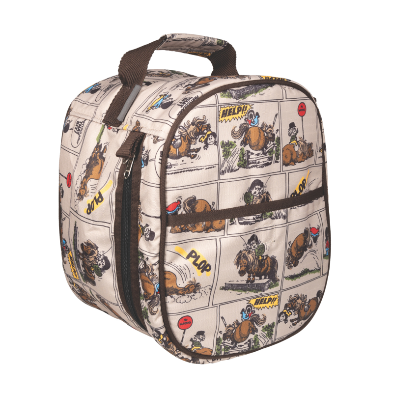 Hy Equestrian Thelwell Collection Comic Chaos Hat Bag - Taupe-1