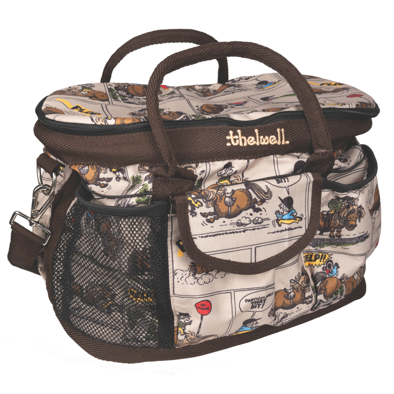 Hy Equestrian Thelwell Collection Comic Chaos Grooming Bag - Taupe-1