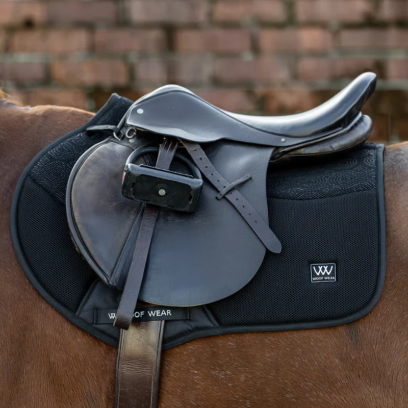 Woof Wear Elite Comfort Mesh CC Saddle Pad - Black-1