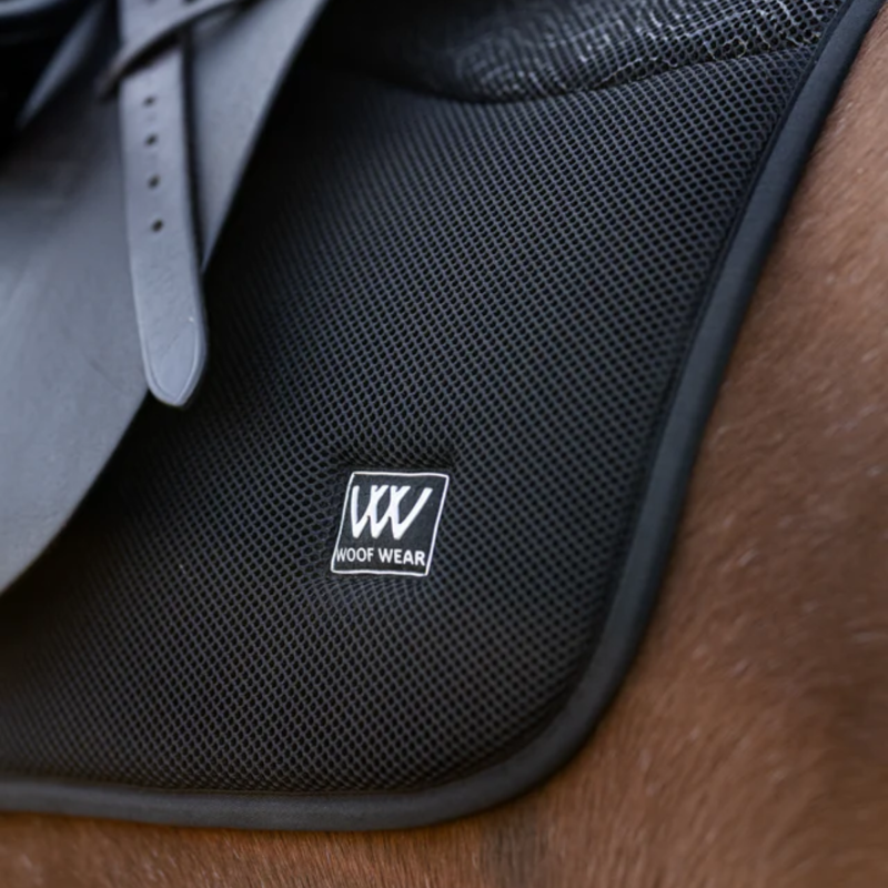 Woof Wear Elite Comfort Mesh CC Saddle Pad - Black-2