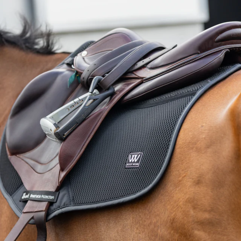 Woof Wear iVent CC Saddle Pad - Black-1