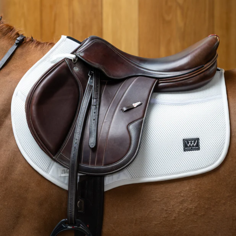 Woof Wear iVent CC Saddle Pad - White-2