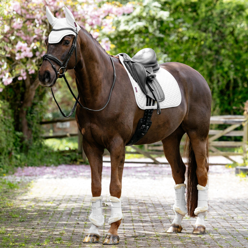 LeMieux Brilliance Dressage Square - White-3