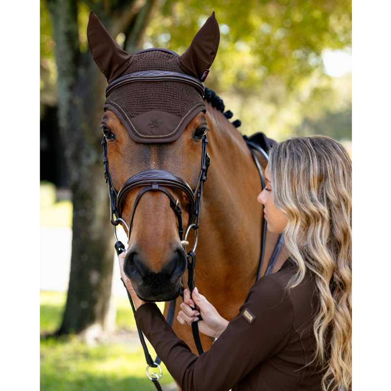 LeMieux Brilliance Fly Hood - Espresso-1