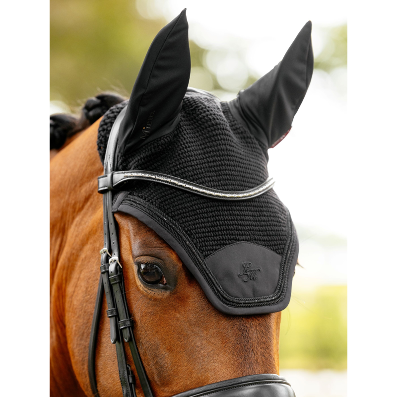 LeMieux Brilliance Fly Hood - Black-1