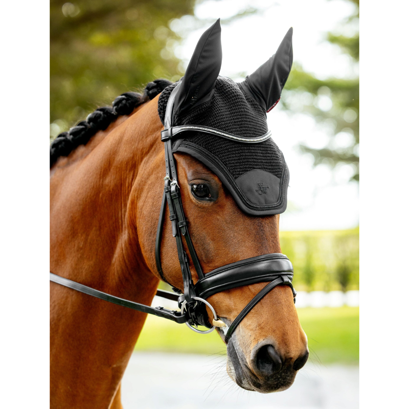 LeMieux Brilliance Fly Hood - Black-2