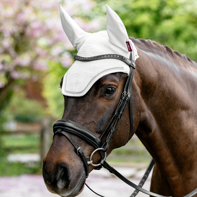 LeMieux Brilliance Fly Hood - White-1