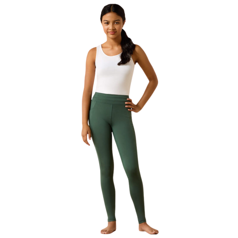 Ariat Youth Eos 2.0 Full Seat Tights - Monstera