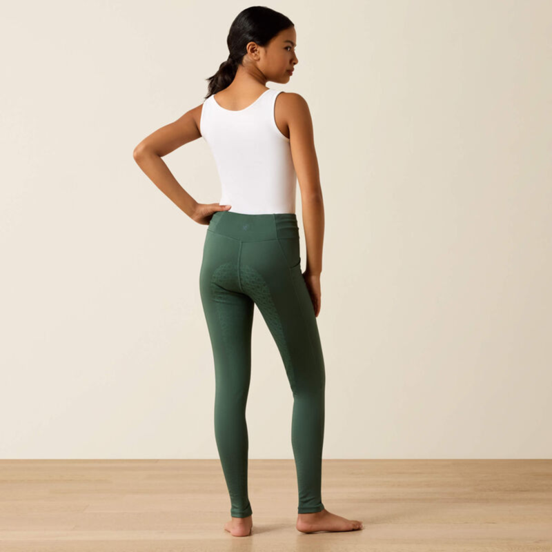 Ariat Youth Eos 2.0 Full Seat Tights - Monstera-1
