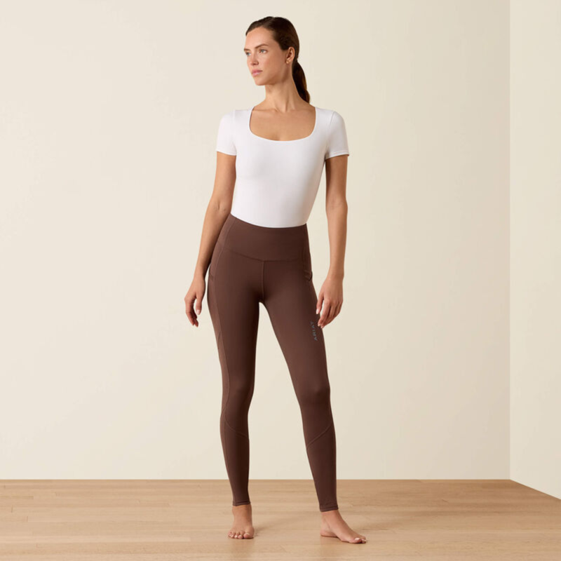Ariat Women's Breathe Eos Half Grip Tight - Pommel Brown-5
