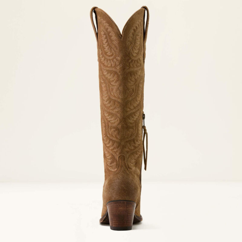 Ariat Women's Laramie X Toe Western Boot - Distressed Dijon Suede-2