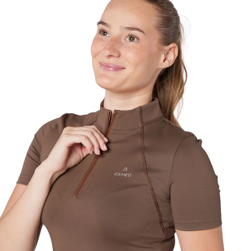 Cameo Short Sleeve Base Layer - Mocha
