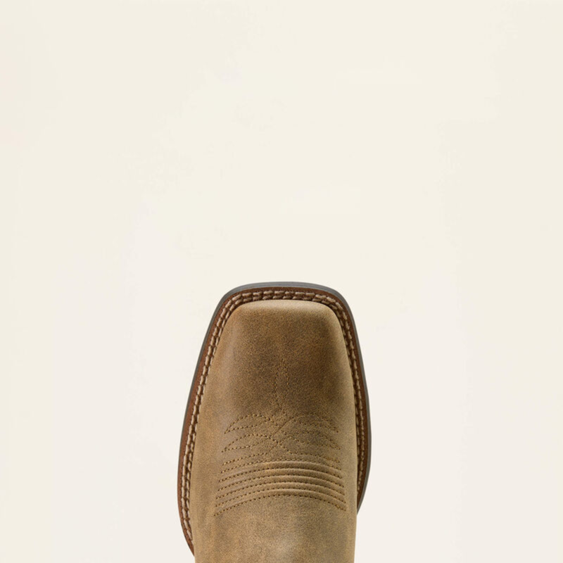 Ariat Women's Round Up Ruidoso Wide Square Toe Western Boot - Brown Bomber-4
