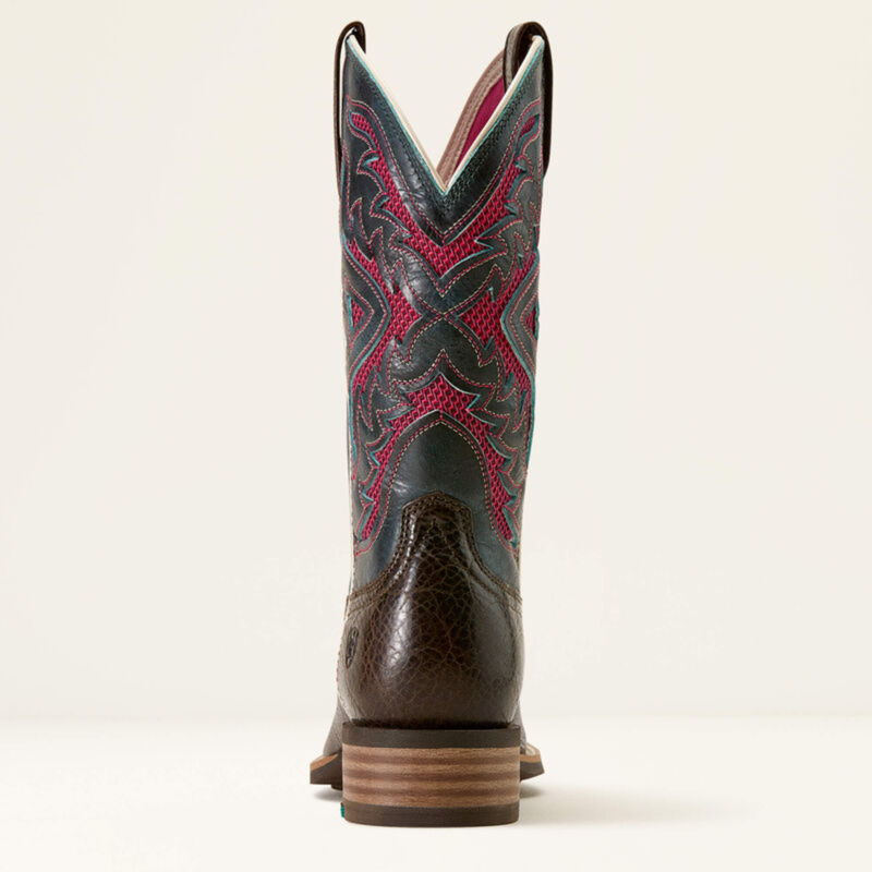 Ariat San Angelo VentTEK 360 Wide Square Toe Western Boot - Chocolate Chip-2
